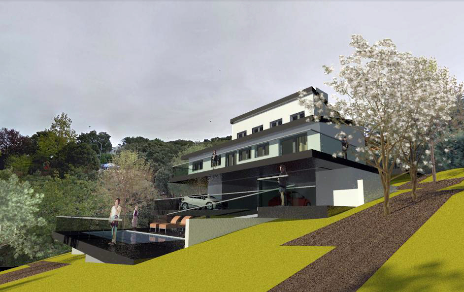Chalet Bioclimático en Cotos de Monterrey_Jtem Arquitectura_Vista 3D 3