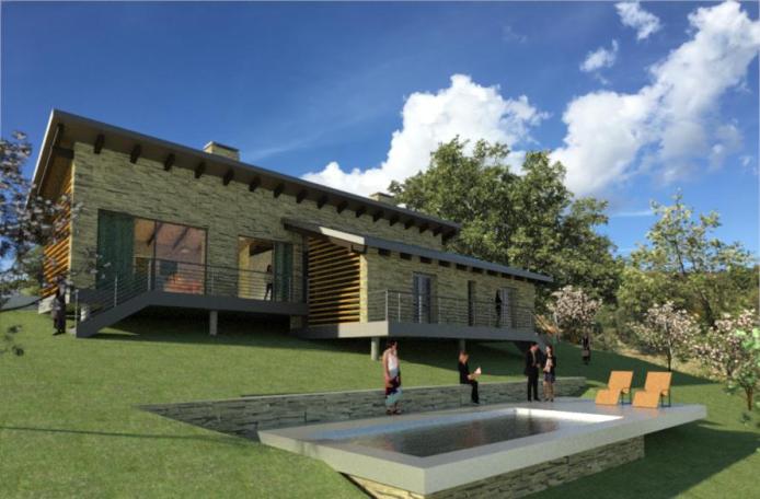 Vista 3D 6_Vivienda bioclimatica Villavieja de Lozoya_Arquitecto Sierra Norte_Javier Tamer Elshiekh Melgar_JTEM Arquitectura